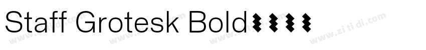 Staff Grotesk Bold字体转换 Staff Grotesk Bold字体转换